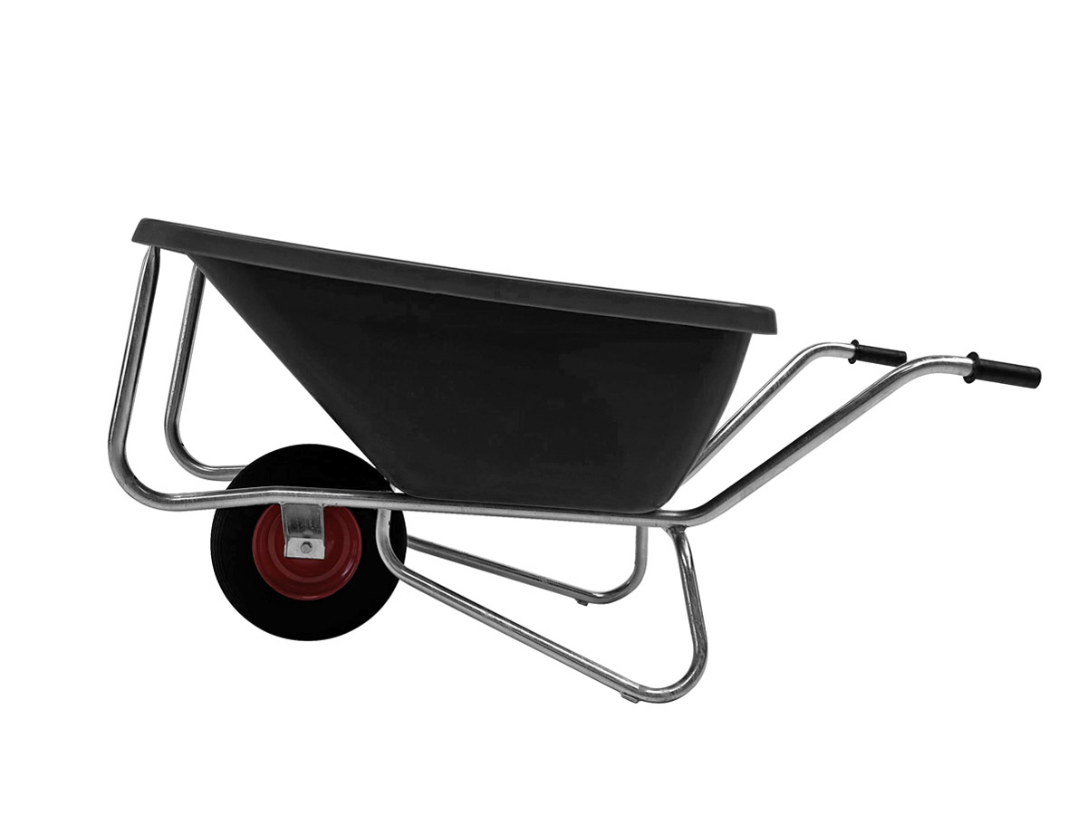GROWI® Compactkarre Big Ben 1-rädrig 180 l in schwarz