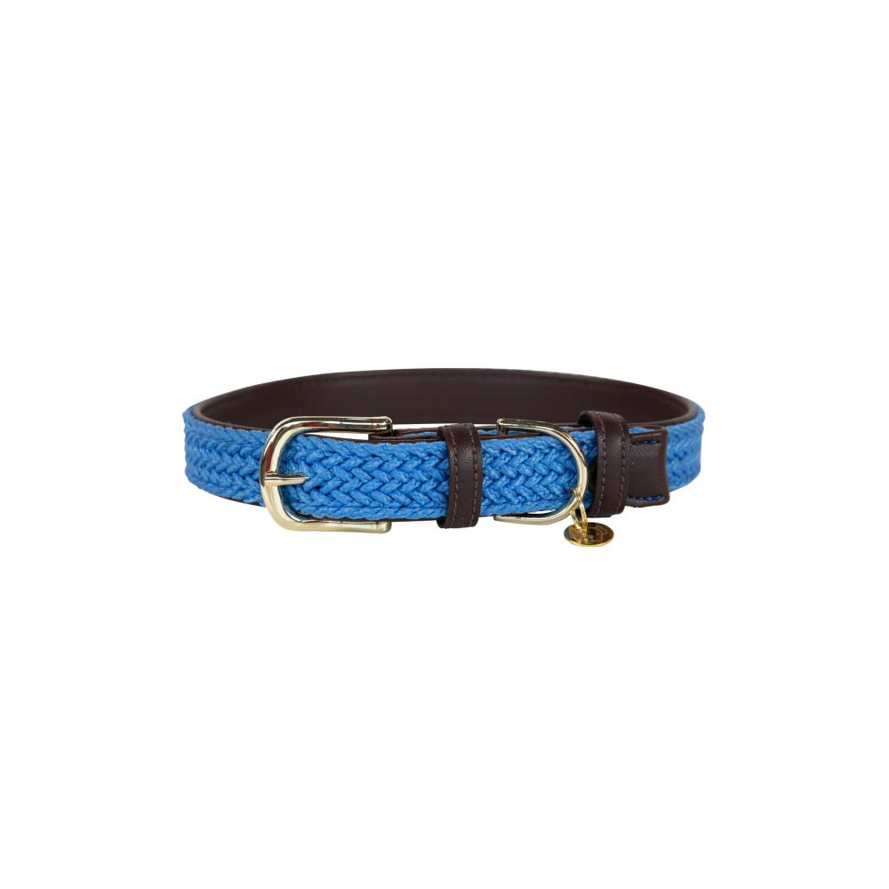 KENTUCKY® DOGWEAR Hundehalsband geflochtenes Nylon, hellblau