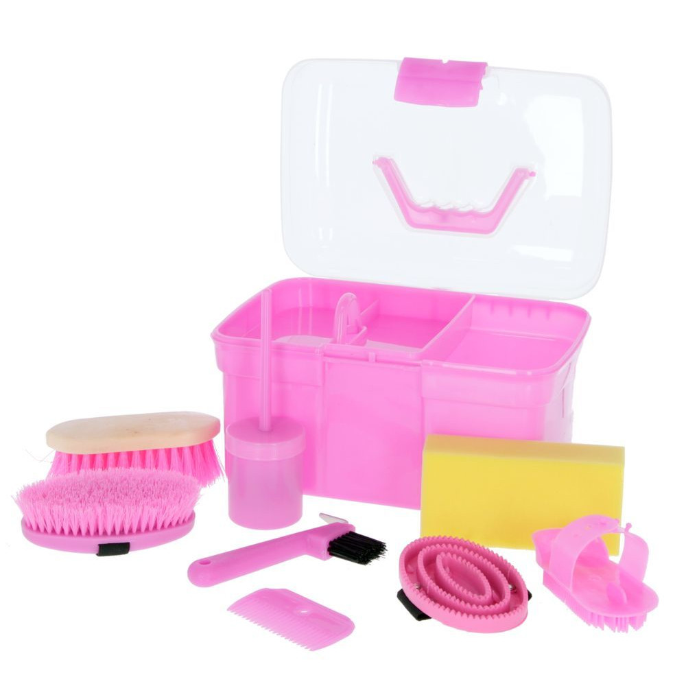 Putzbox befüllt, für Kinder