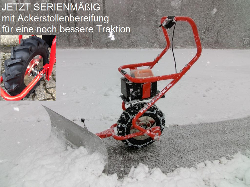 POWERPAC Akku Schneeräumer
