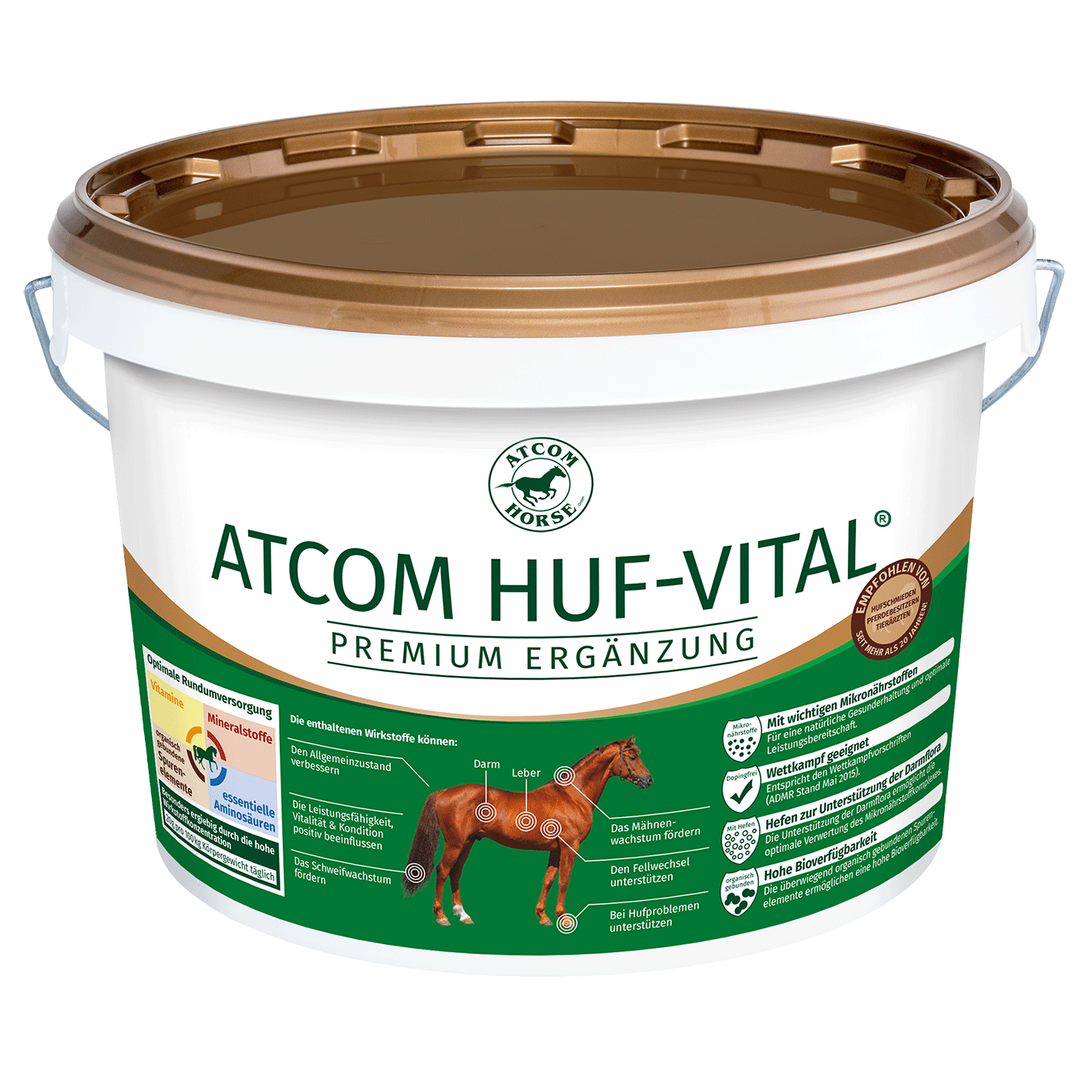 ATCOM Huf-Vital®, pelletiert 