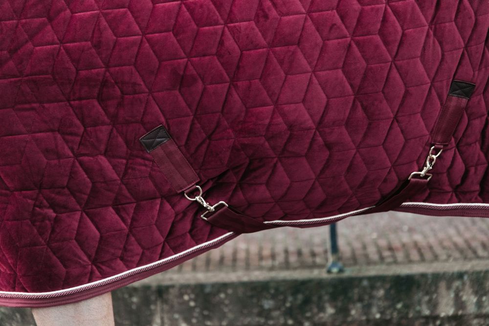 KENTUCKY® HORSEWEAR Turnierdecke Velvet , bordeaux