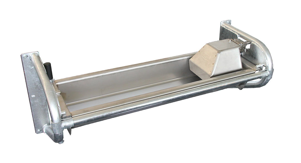 PATURA Flachschwenk-Trog, Wandmontage
