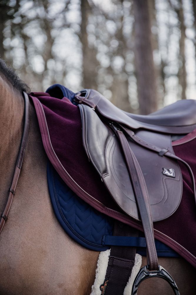 KENTUCKY® HORSEWEAR Ausreitdecke Heavy Fleece, bordeaux