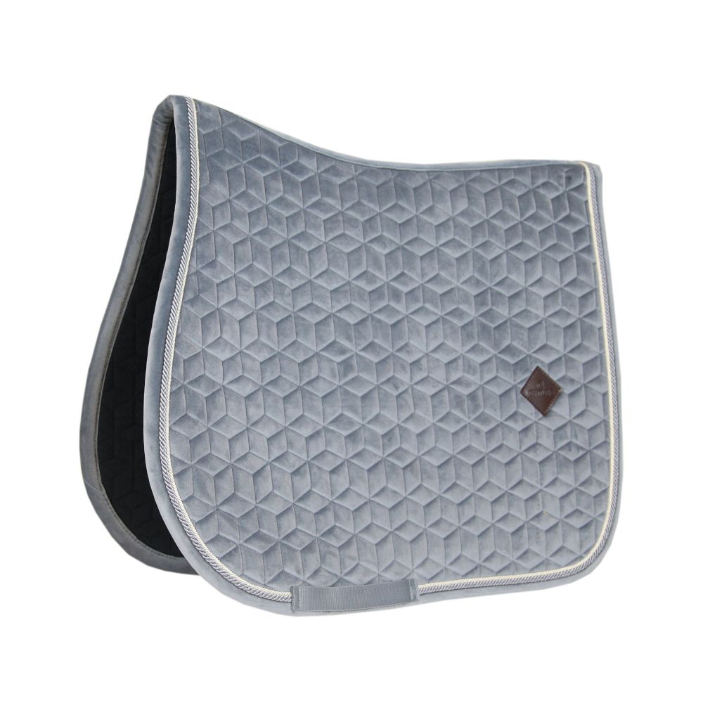 KENTUCKY® HORSEWEAR Schabracke Basic Velvet Springen, grau