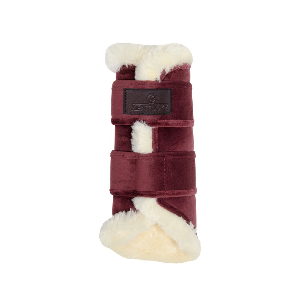 KENTUCKY® HORSEWEAR Gamaschen Velvet Contrast, bordeaux