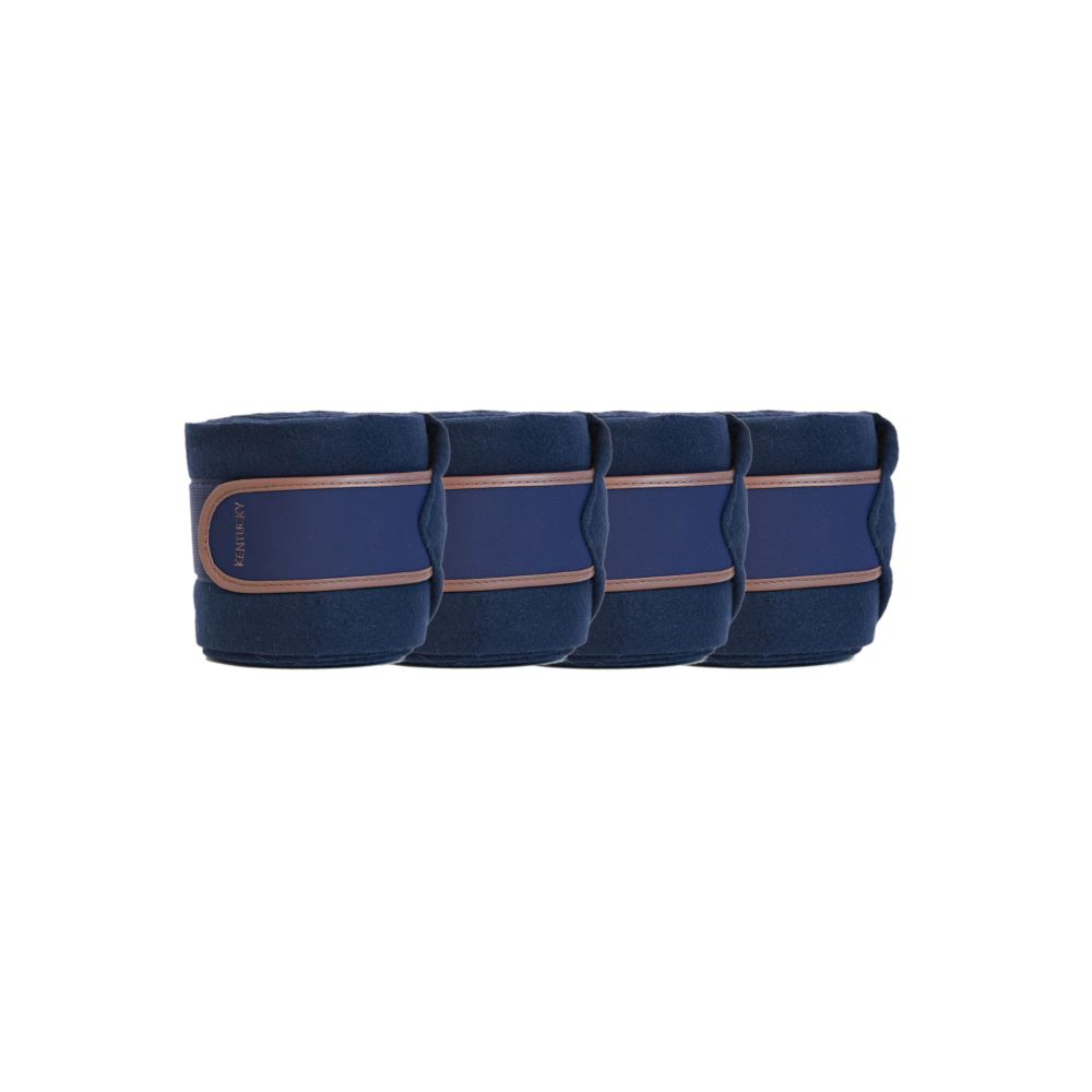 KENTUCKY® HORSEWEAR Fleece-Bandagen, 4er-Set, marine