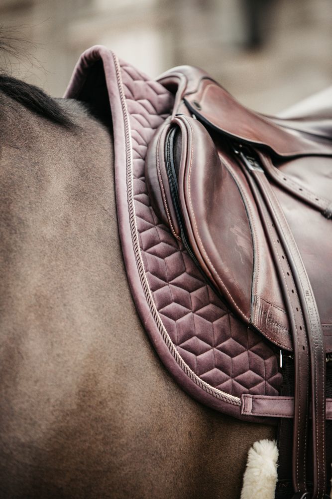 KENTUCKY® HORSEWEAR Schabracke Velvet Springen, hellviolett