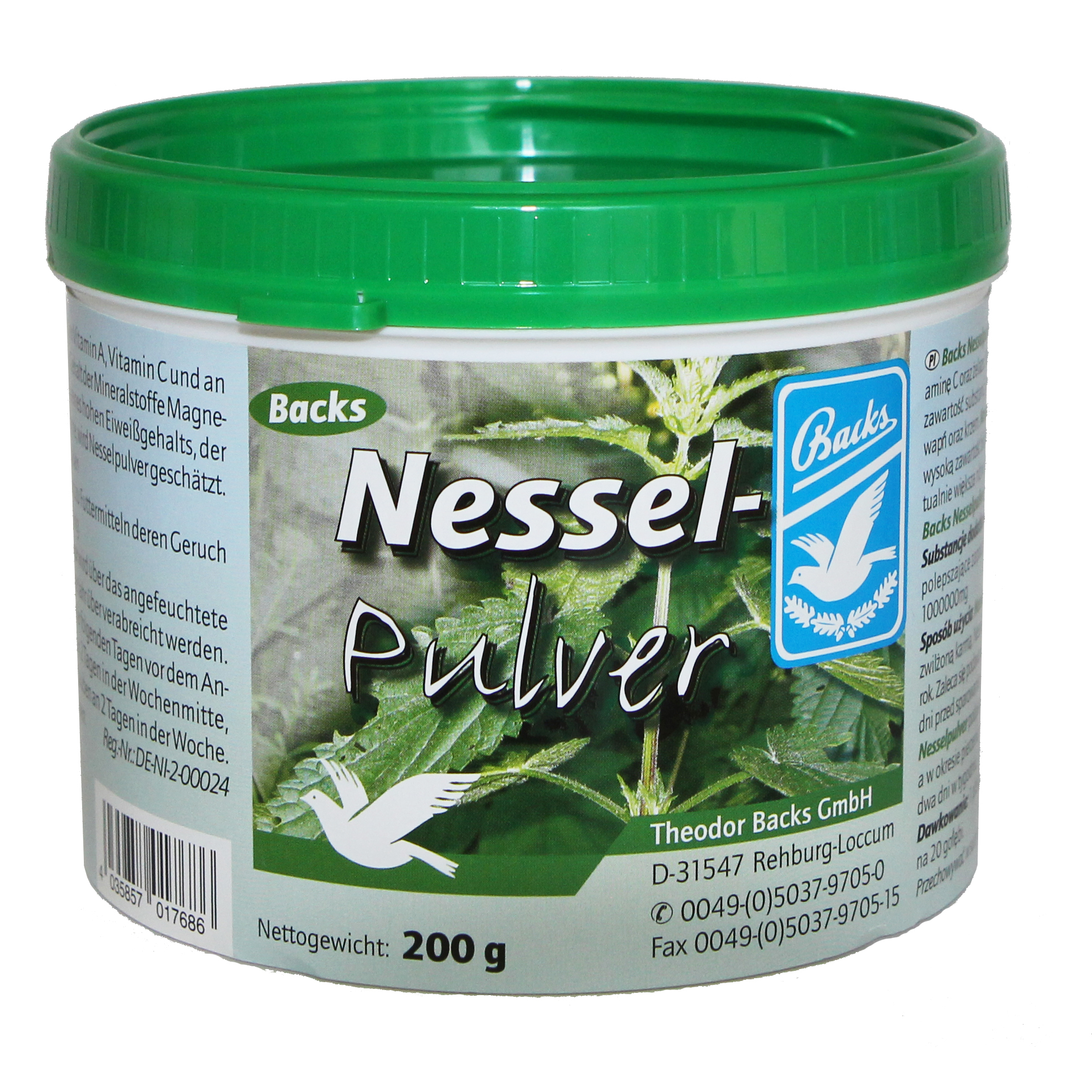BACKS Nesselpulver