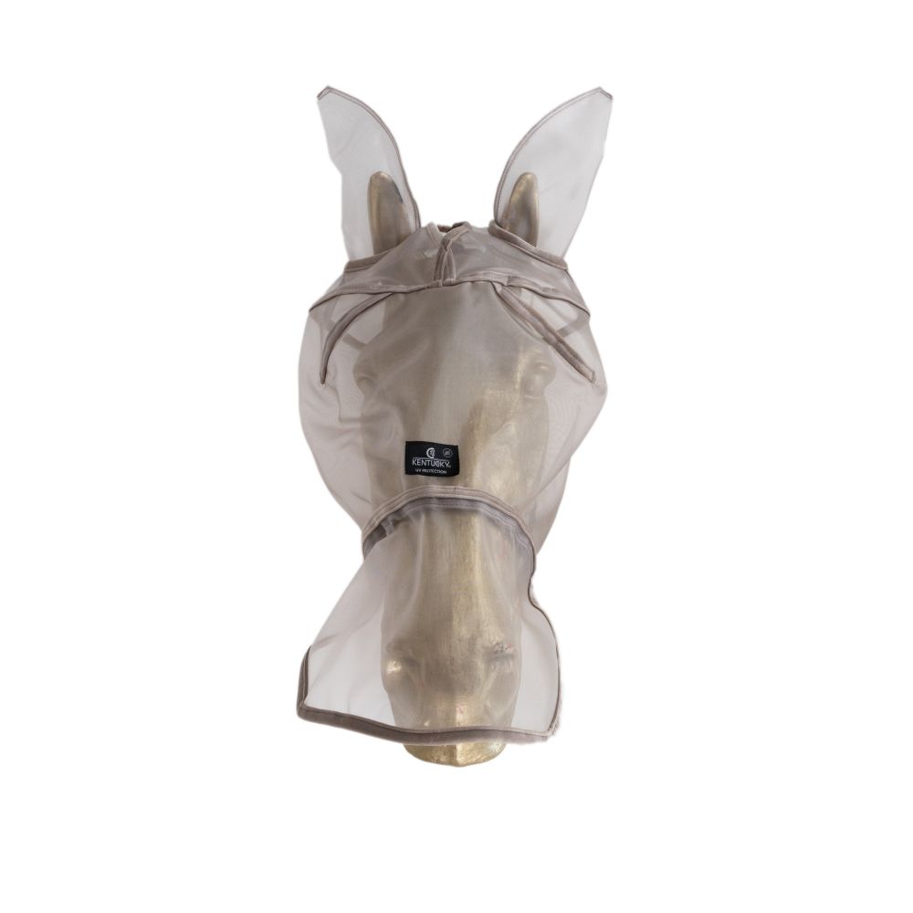 KENTUCKY® HORSEWEAR Fliegenmaske mit Ohren- und Nüsternschutz, beige