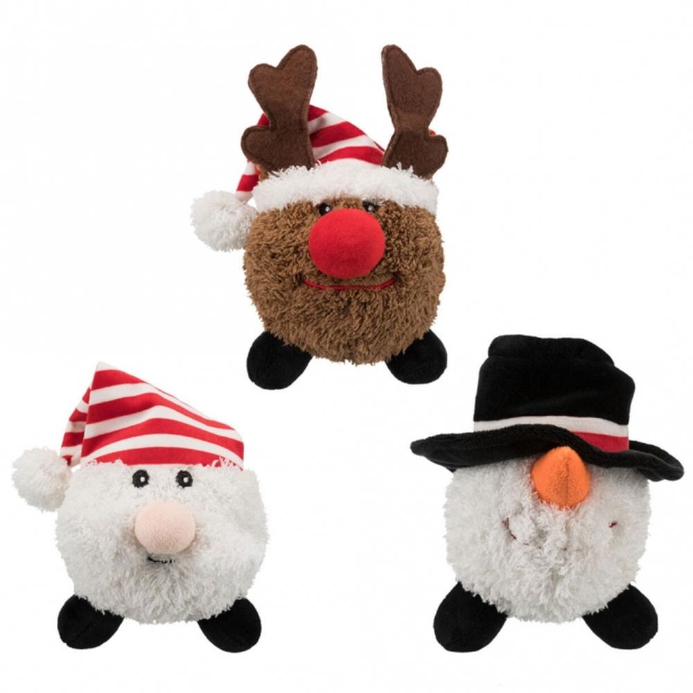 TRIXIE Xmas Motivball aus Plüsch