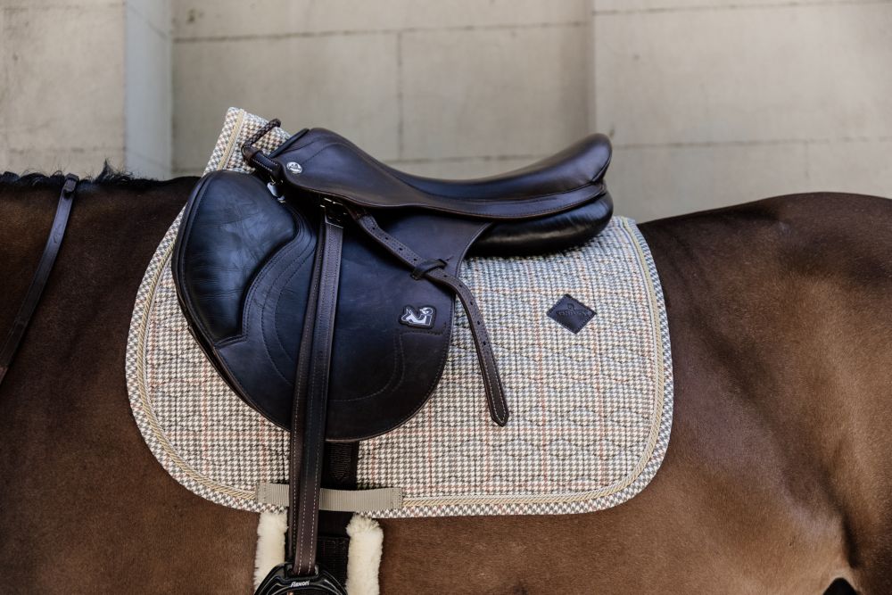 KENTUCKY® HORSEWEAR Schabracke Pied-de-Poule Springen, beige