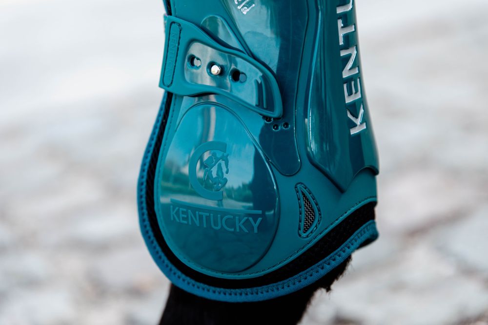 KENTUCKY® HORSEWEAR Springgamasche Bamboo Elastic, smaragdgrün
