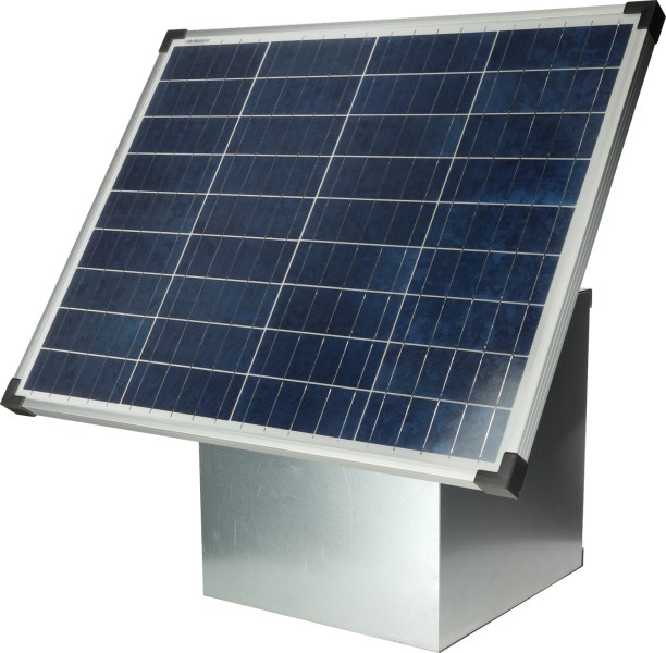 AKO 55 Watt Solarmodul mit Laderegler