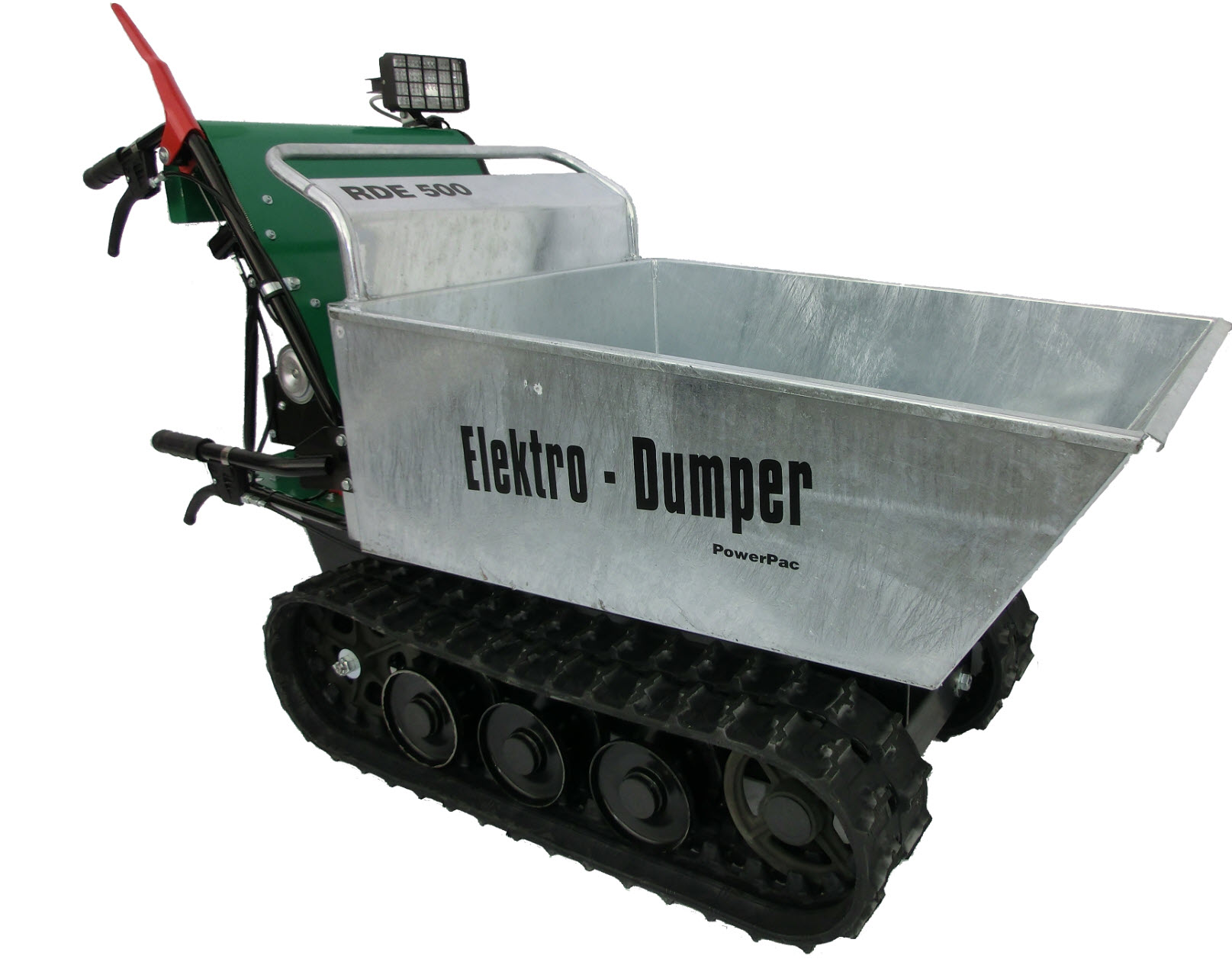 Motorschubkarre Akku-Raupen-Dumper, 500 kg