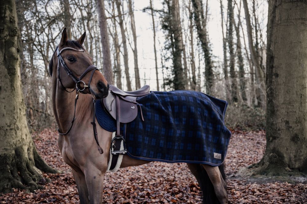KENTUCKY® HORSEWEAR Ausreitdecke Quadrat Heavy Fleece, kariert