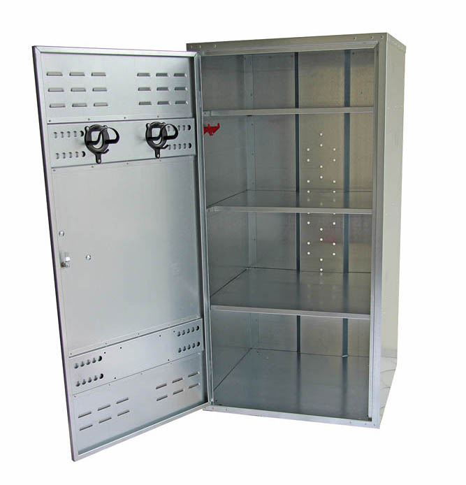 GROWI® Universalschrank mit Vorrichtung für Vorhangschloss, 75 cm breit