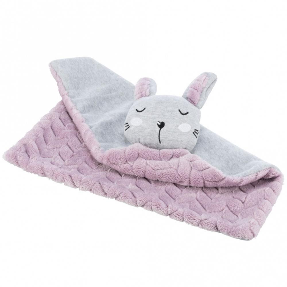 TRIXIE Junior Decke mit Häschen - 55 x 40 cm, flieder/hellgrau