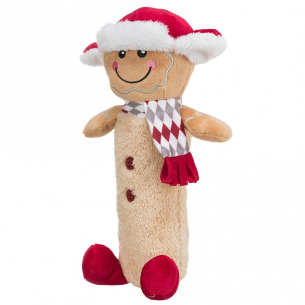 TRIXIE Xmas Knisterspielzeug Lebkuchenmann