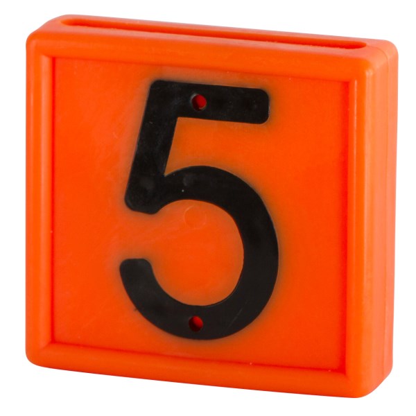KERBL Nummernblock Standard, orange