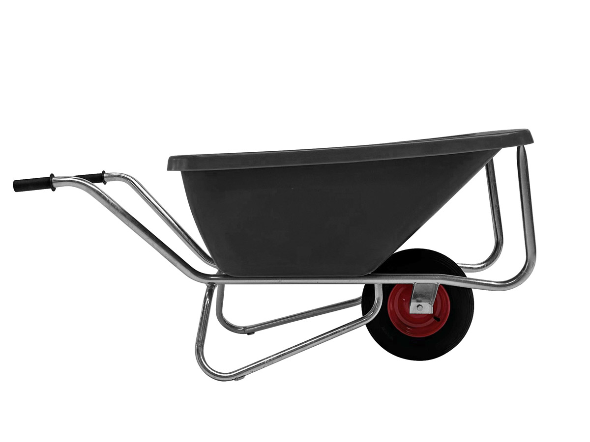 GROWI® Compactkarre Big Ben 1-rädrig 180 l in schwarz