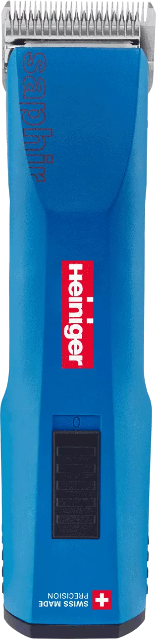 HEINIGER SAPHIR Akku-Schermaschine mit 2 x Li-Ion Batterien und Scherkopf