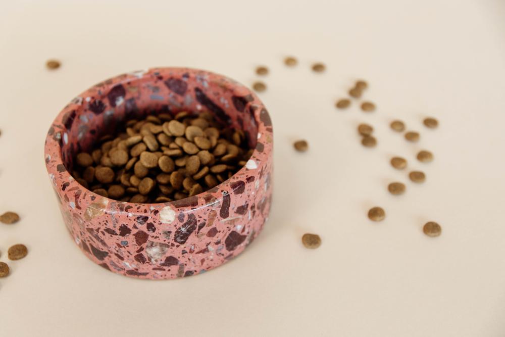 KENTUCKY® DOGWEAR Hundenapf Terrazzo aus Stein, braun