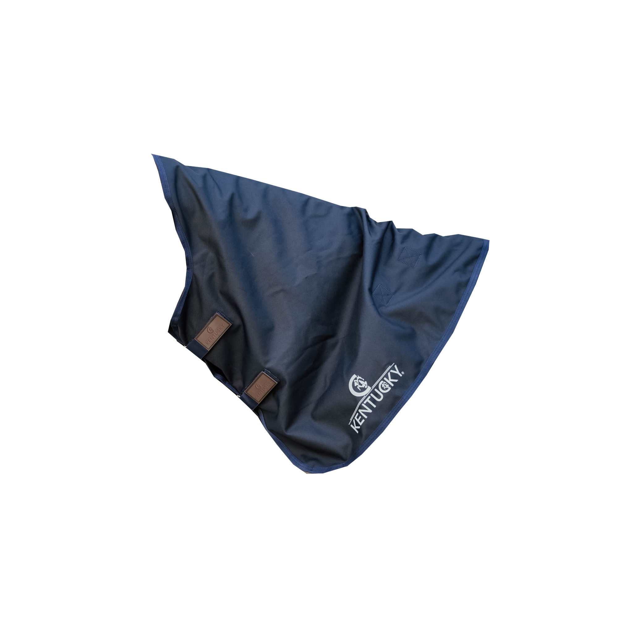 KENTUCKY® HORSEWEAR Halsteil wasserdicht All Weather Comfort 0g, navy Wasserdichtes Halsteil All Weather Comfort in Navy. Dunkelblaues Pferdezubehör mit Kentucky Logo und Klettverschlüssen.