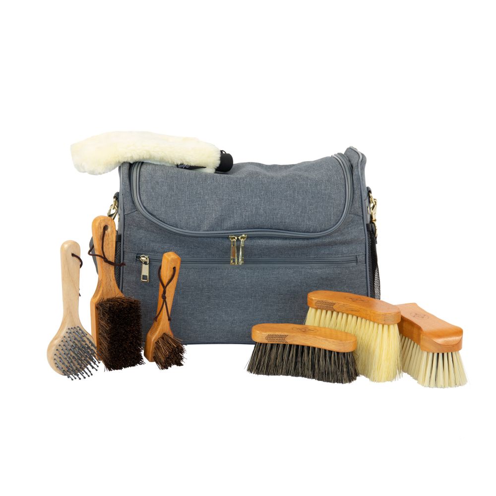 KENTUCKY® GROOMING DELUXE Putztasche-Set, grau