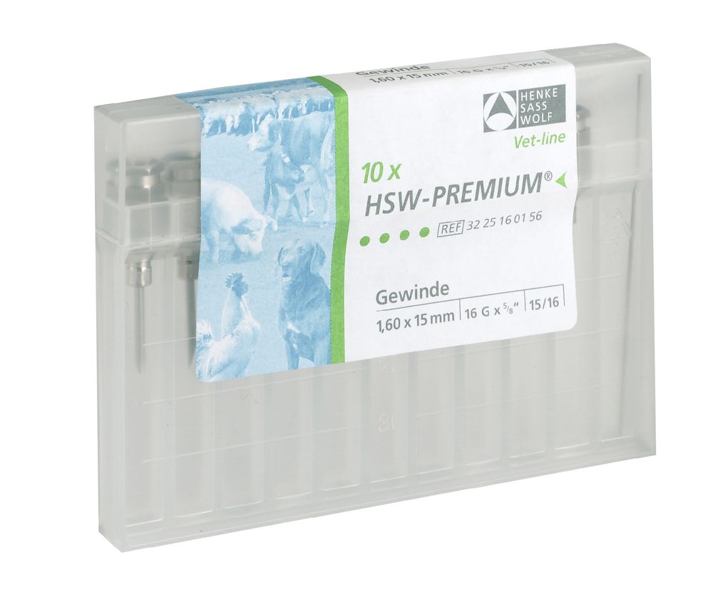 HSW-PREMIUM® Kanüle mit Gewinde-Ansatz