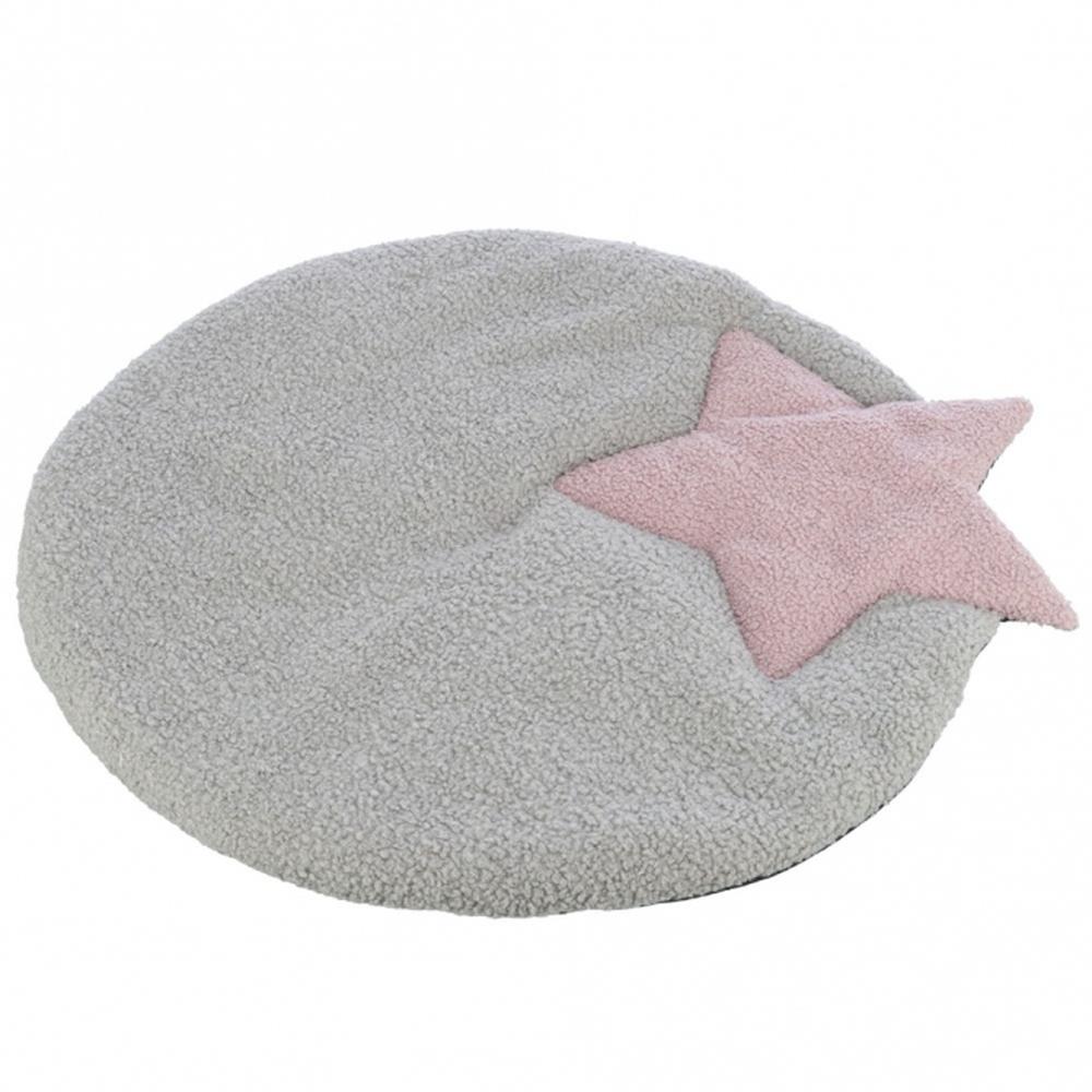 TRIXIE Junior Liegematte - ø 55 × 61 cm, grau/flieder