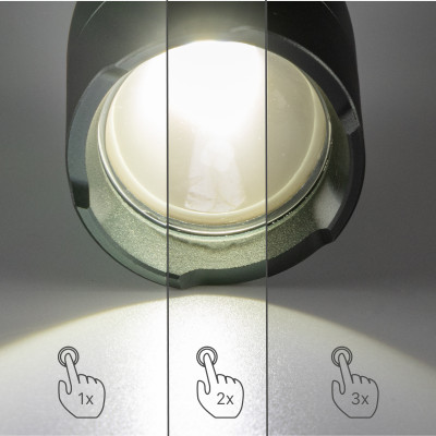 SHADA Taschenlampe - 1.200 lm 5.000 K Lithium-Ionen 8,14 Wh 
