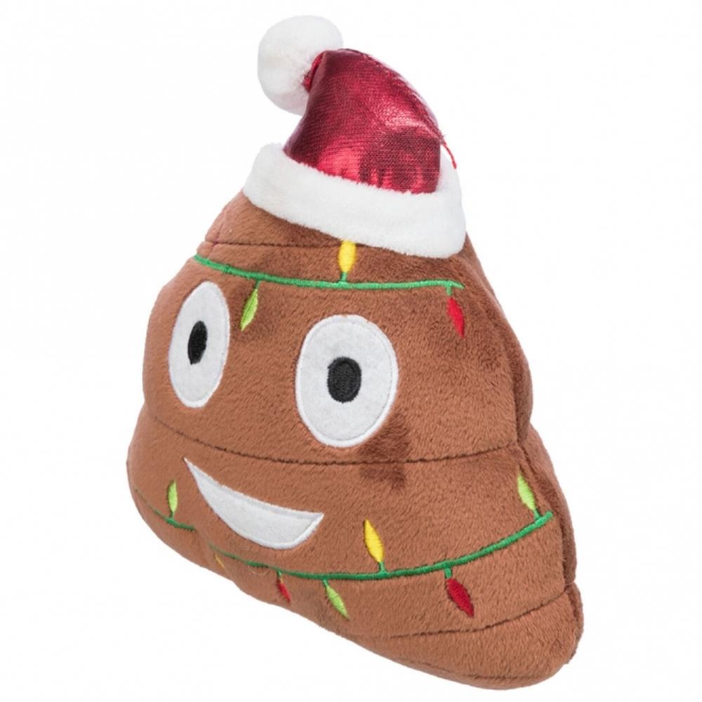 TRIXIE Xmas Plüschspielzeug Emoticon mit Stimme