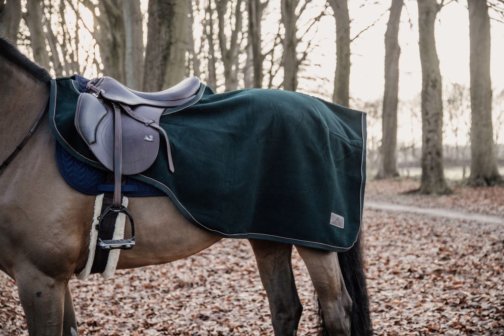 KENTUCKY® HORSEWEAR Ausreitdecke Heavy Fleece, pinien-grün