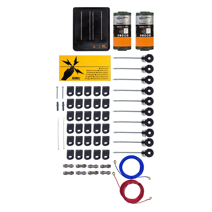 GALLAGHER Elektrozaun Kit für Katzen, Solar
