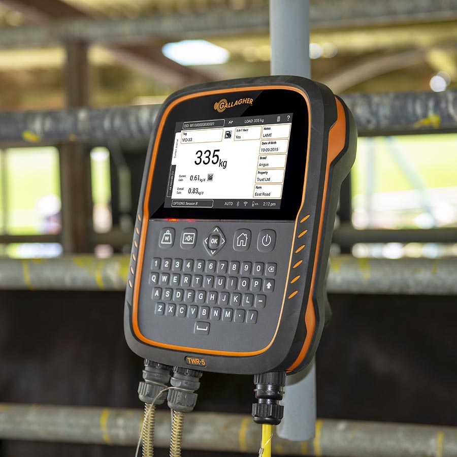 GALLAGHER TWR-5 Waage und Datensammler/EID Leser
