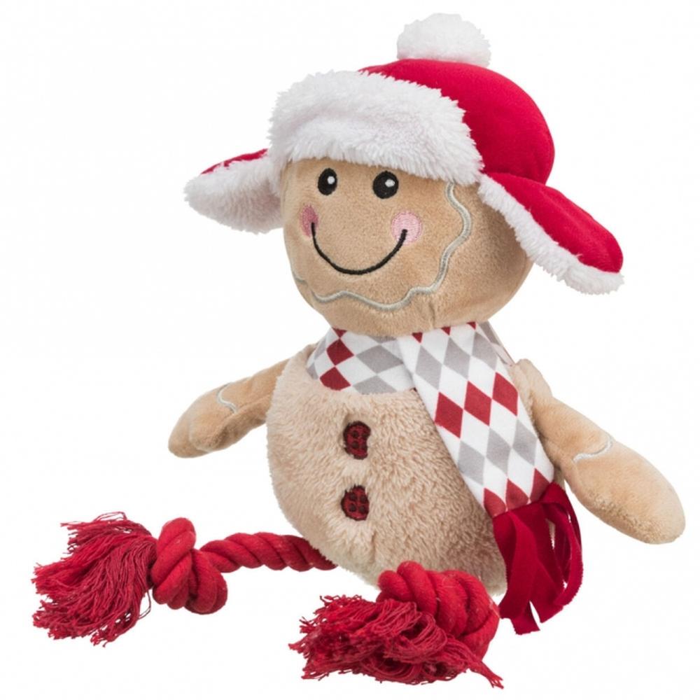 TRIXIE Xmas Spielzeug Lebkuchenmann mit Stimme