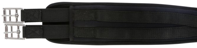 KERBL Sattelgurt mit Memory-Schaum schwarz