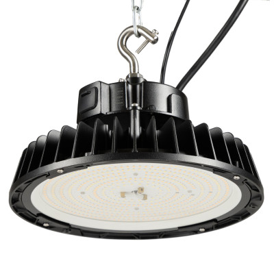 SHADA Hallenstrahler High Bay - 200W 30000lm 3000K/4000K/5000K - Lumileds LED - Sosen Driver - schwarz - Ammoniakbeständig