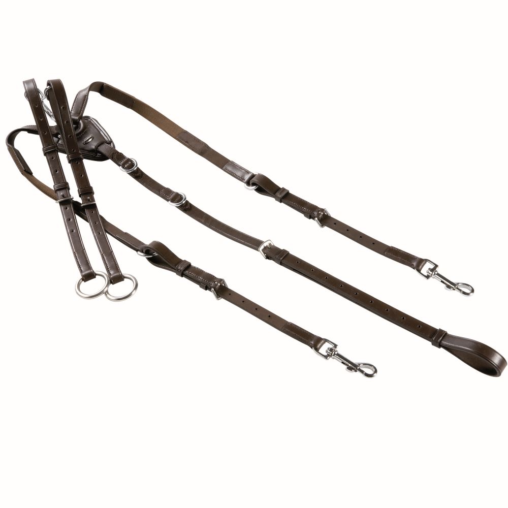 WALDHAUSEN Vorderzeug X-Line mit Elastic, braun