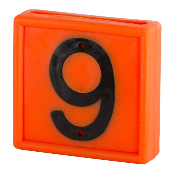 KERBL Nummernblock Standard, orange