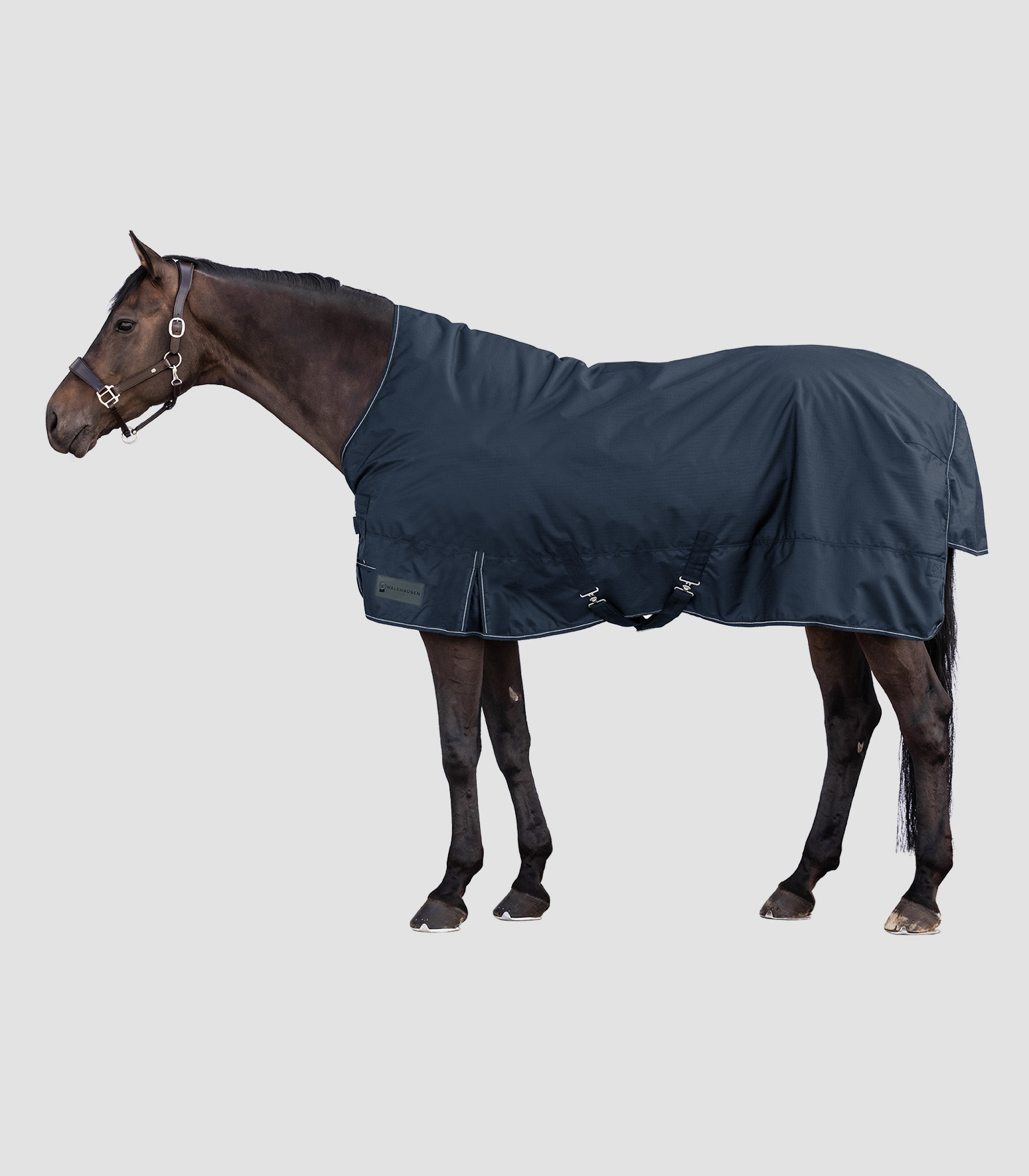 WALDHAUSEN NORDIC Outdoordecke High Neck, 200 g, nachtblau 