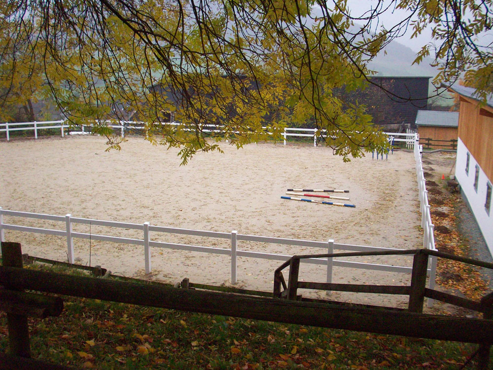 COLUMBUS Ranch Fence Set 2-Riegel 20x40m