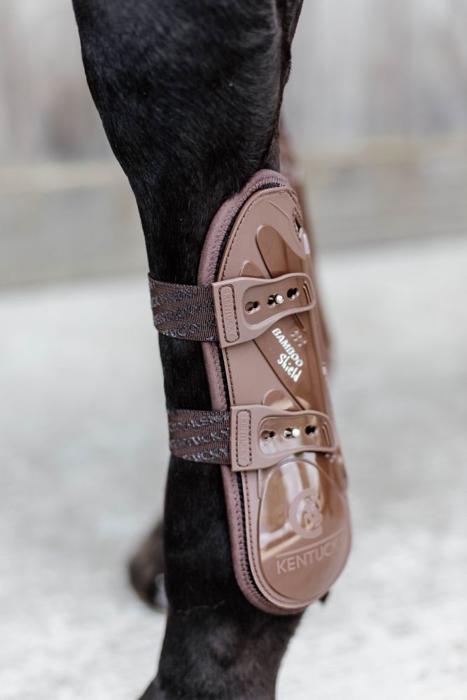 KENTUCKY® HORSEWEAR Springgamasche Bamboo Elastic, braun