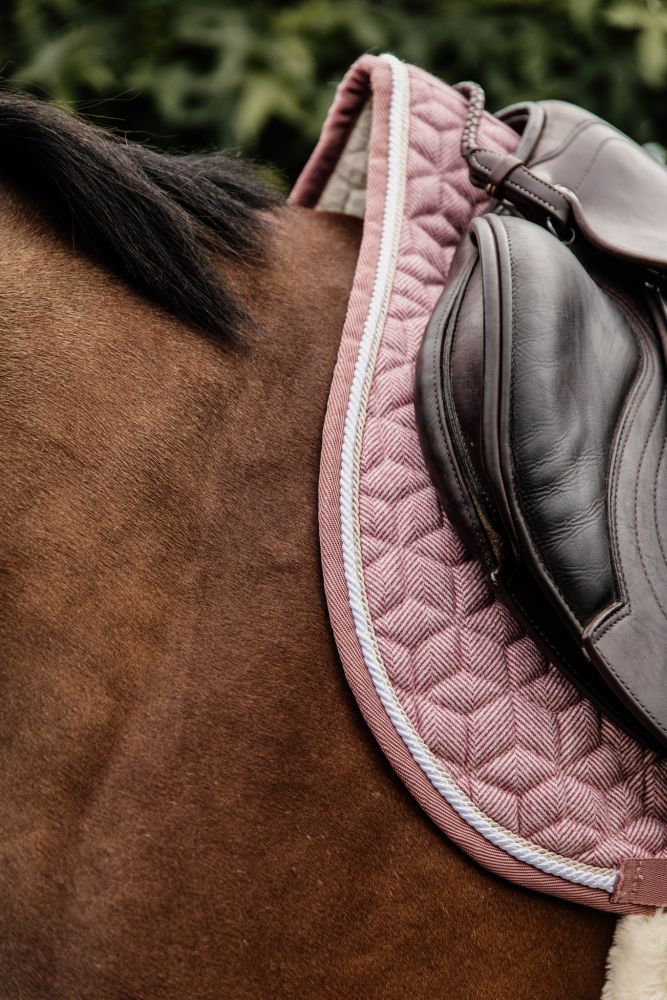 KENTUCKY® HORSEWEAR Schabracke Wolle Springen, altrosa