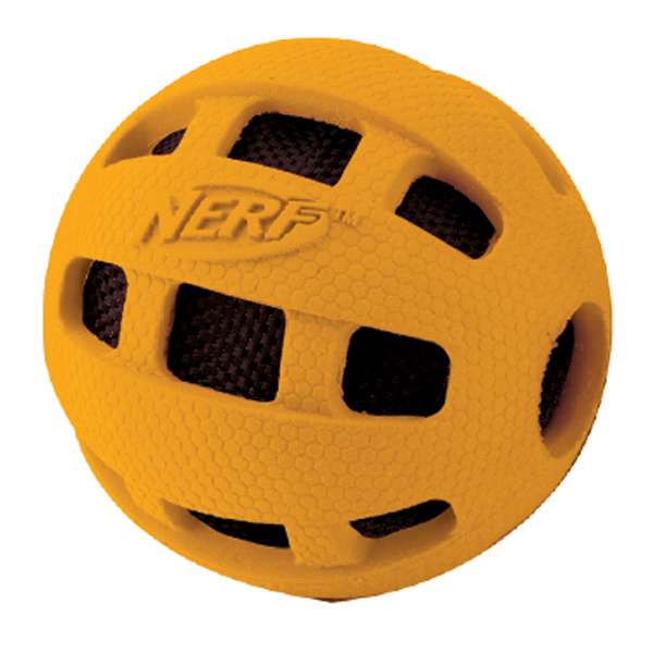 NERF DOG Crunchable Squeak Checker Ball 