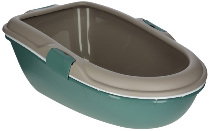 KERBL FURBA Maxi Katzentoilette mit Reinigungssieb, 69x47x26cm