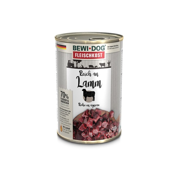BEWI DOG® reich an Lamm