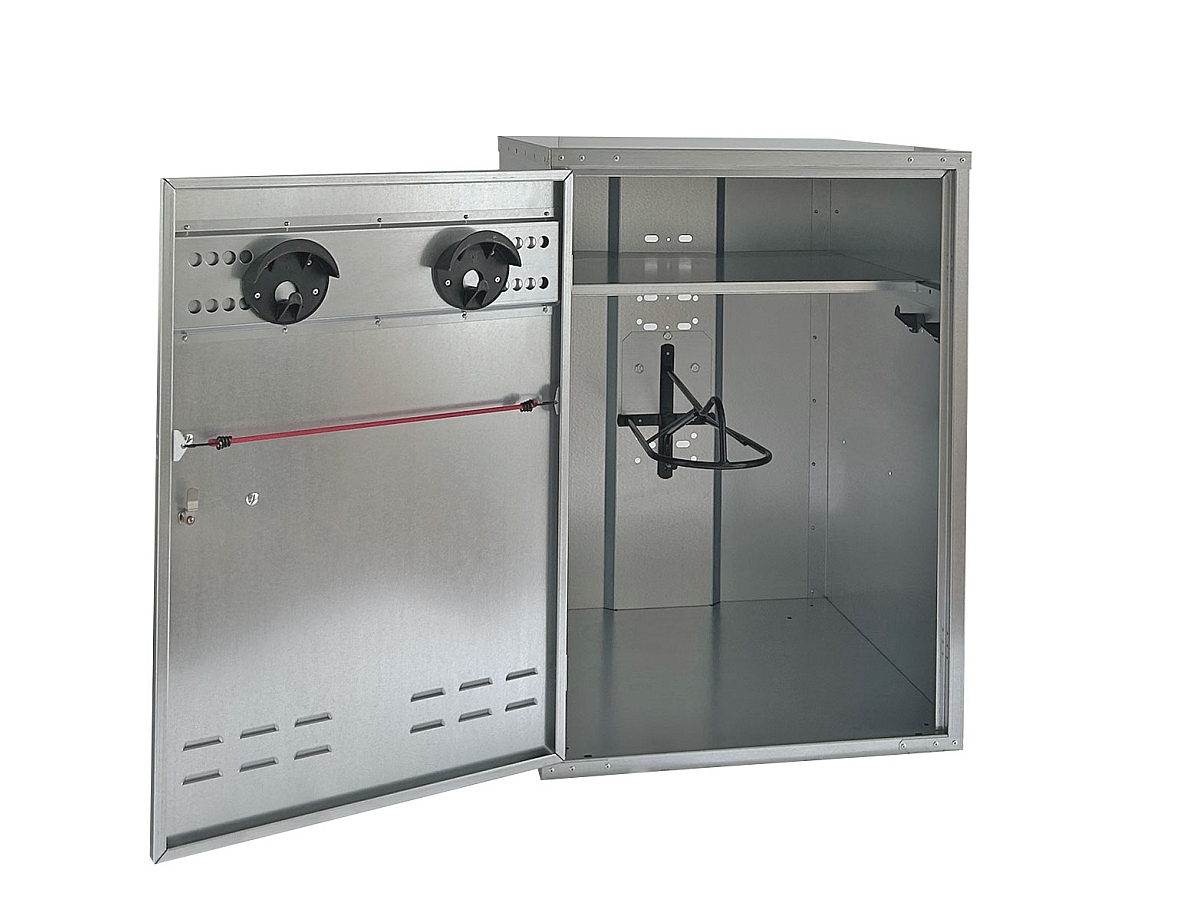 GROWI® Westernsattelschrank mit Vorrichtung für Vorhangschloss, 75 cm breit