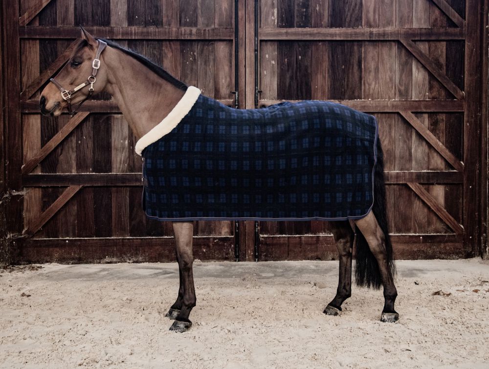 KENTUCKY® HORSEWEAR Turnierabschwitzdecke Heavy Fleece, kariert